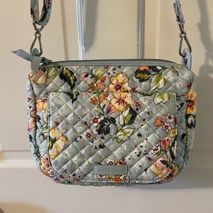Vera Bradley Carson Mini Shoulder Bag, Floating Garden pattern